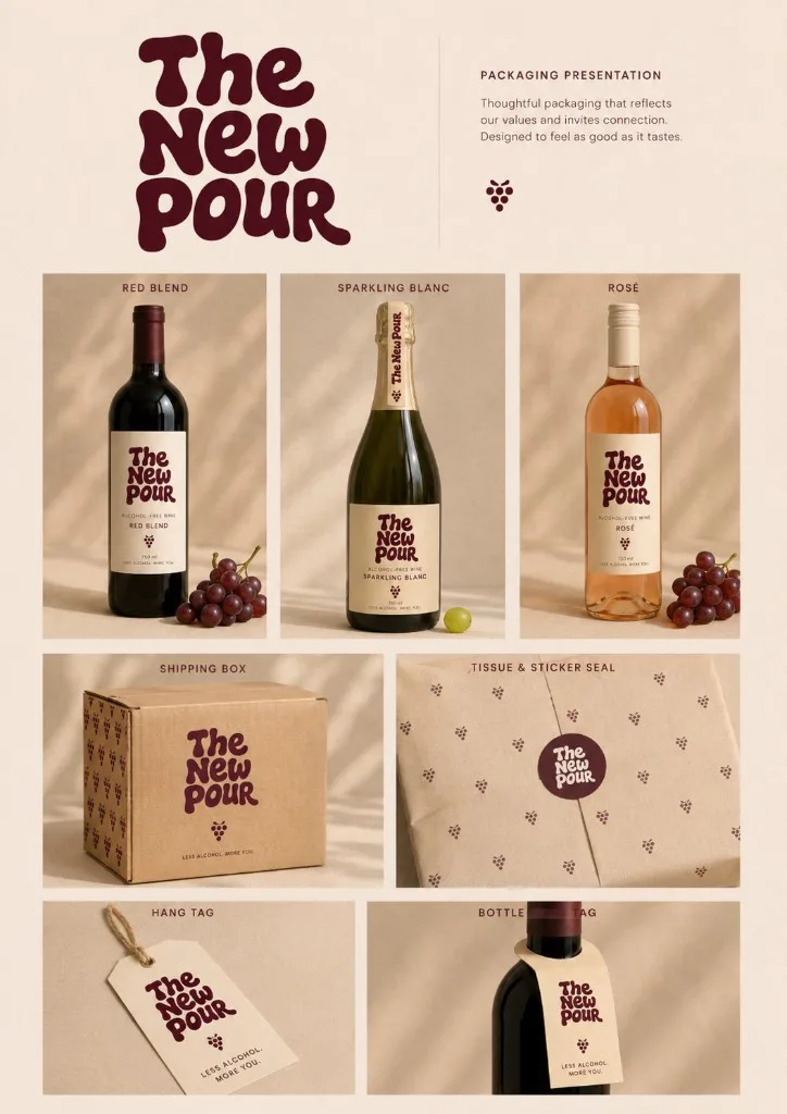 The New Pour tasting pack with bottles